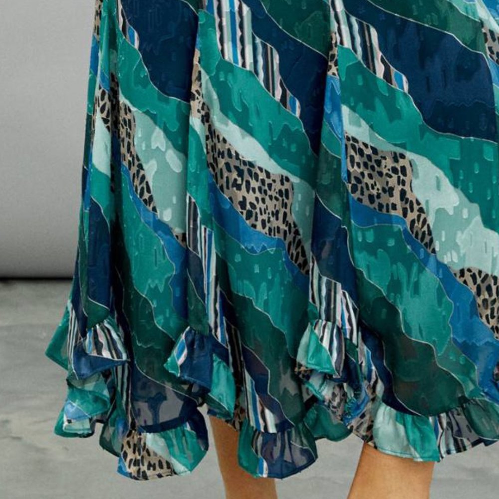 Anthropologie Ondine Ruffled Maxi Dress - Picture 11 of 12